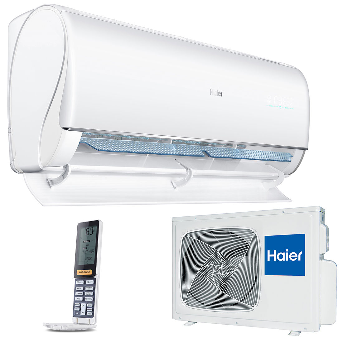 Кондиционер HAIER JADE Plus DC Inverter Super Match  AS35S2SJ1FA-3-1U35MECFRA-3 - climatizare.md